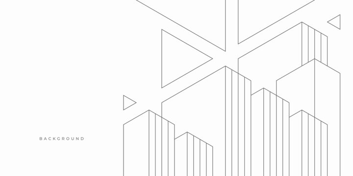 Abstract geometric technological background. Vector creative design.