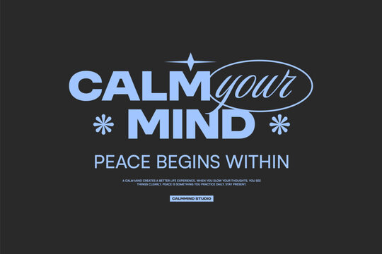 Vintage Typography Quotes T-shirt Design. Aesthetic Lettering for t shirt, Poster, Apparel, Wall Art and Print. Wellness, Inspirational Quotes with Minimal Streetwear Style