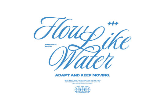 Vintage Typography Quotes T-shirt Design. Aesthetic Lettering for t shirt, Poster, Apparel, Wall Art and Print. Wellness, Inspirational Quotes with Minimal Streetwear Style