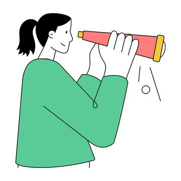 A doodle style illustration showing foresight