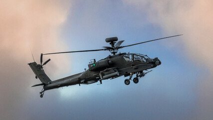Military attack helicopter. Tank buster. Modern warfare. © Robert Parker
