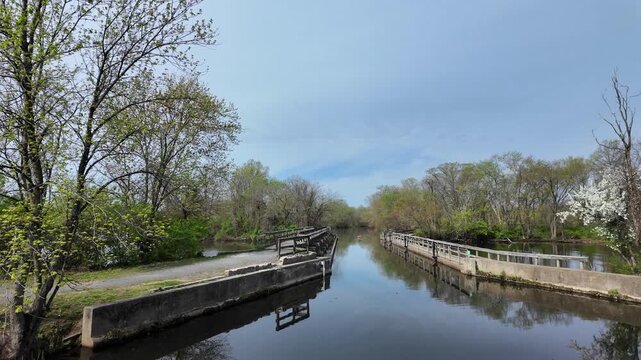 This is a picturesque park of historical and natural significance located in the state of New Jersey.