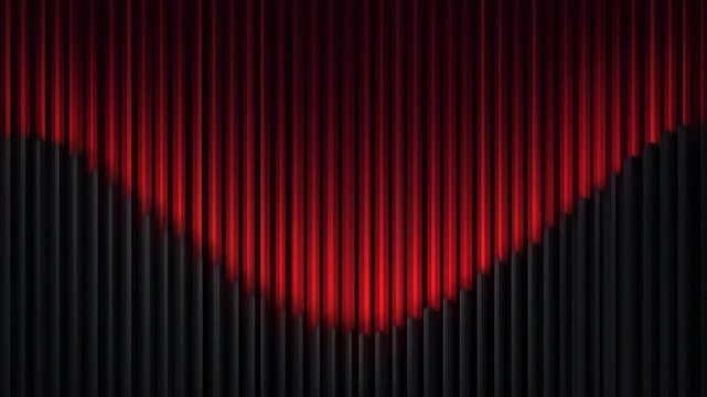 Abstract red and black vertical lines design for background or texture