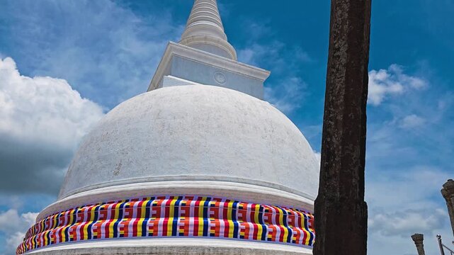 Thuparamaya, Sri Lanka&rsquo;s earliest documented Buddhist temple in Anuradhapura, features the ancient Thuparamaya Stupa, the island's first Dagoba, dating back to 247-207 BC.