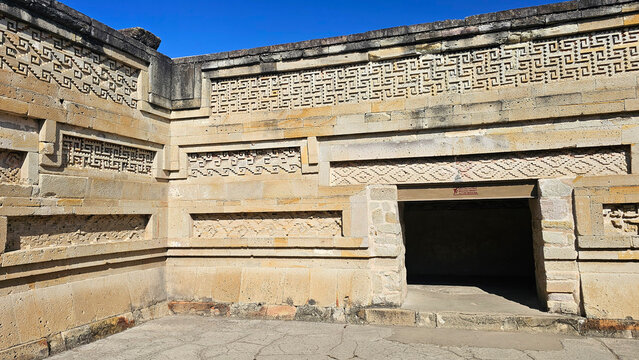 Mitla is an archaeological zone of the Zapotec culture, a tourist destination in the Magical Town of San Pablo Villa de Mitla, in Oaxaca, Mexico