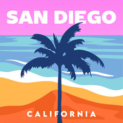 Obraz premium San Diego California with its charming and enchanting natural scenery