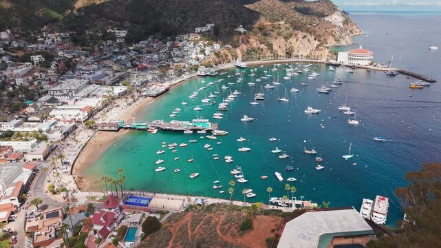 Tracking shot of Avalon