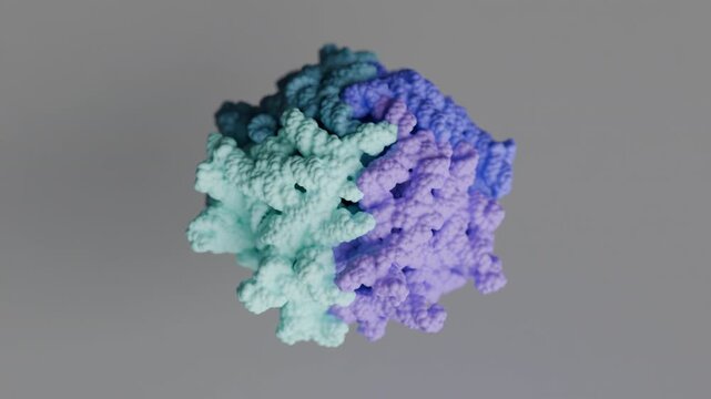 Non-coding RNA structures. Complex RNA assemblies forming helices and cage-like architectures involved in gene regulation and cellular function.