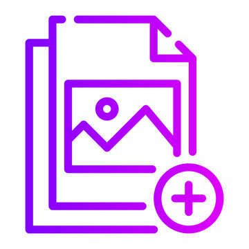 add gradient icon