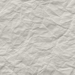 Obraz premium Crumpled white paper texture background