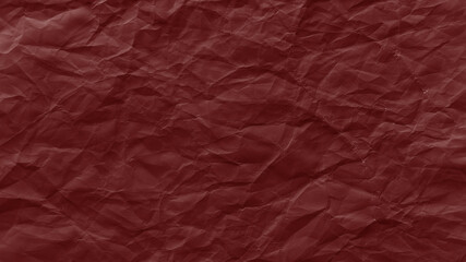 Fototapeta premium Textured maroon crumpled paper design desktop wallpaper