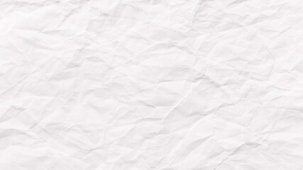 Fototapeta premium Crumpled white paper texture desktop wallpaper