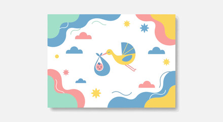 Naklejka premium Colorful abstract background design.