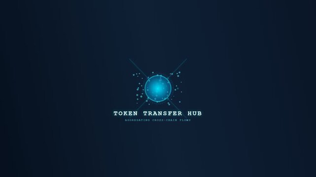 A cinematic visualization of a blockchain finance ledger emerging from a dark void to symbolize global digital currency synchronization and interconnected financial networks for modern trade