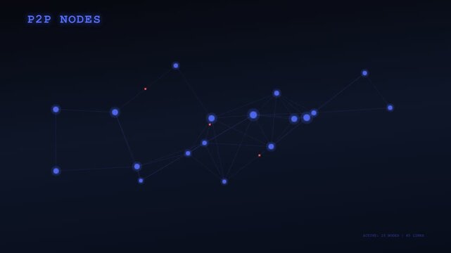 A sophisticated blockchain finance ledger visualization demonstrating dynamic peer to peer node connectivity through an intricate web of glowing digital intersections within a deep void