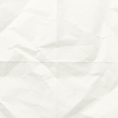 Fototapeta premium Crumpled white paper texture