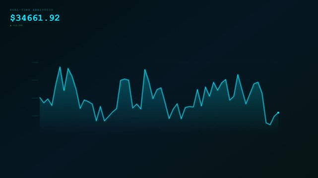 A sophisticated blockchain finance ledger animates across a dark void showing volatile market fluctuations and real time monetary values for high frequency trading operations and analytics