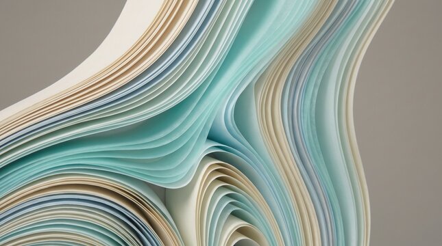 Abstract Paper Layers Design Minimalist Backdrop