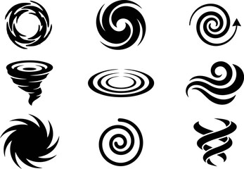 Spiral and Swirl Design Collection © VectorHive