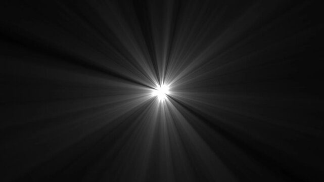 litter, shiny, bright, flare footage Isolated white light rays animation. Shine or sun effect on white cc light ray animation.