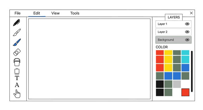Computer software color picker tool.