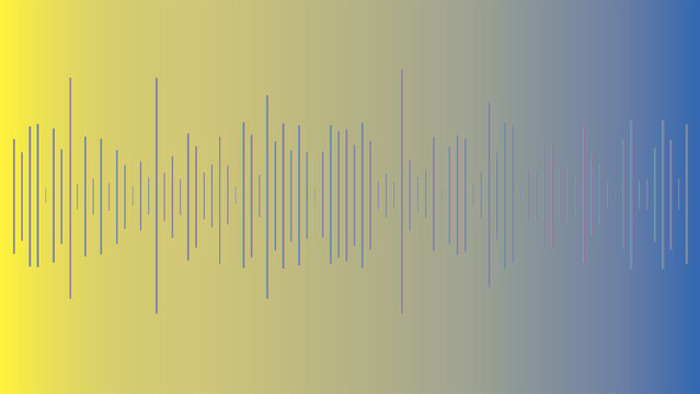 minimal yellow sound wave background, clean audio waveform design, modern equalizer bars background, abstract sound visualization yellow, simple waveform on gradient, digital audio spectrum minimal, c