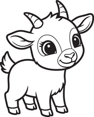 Fototapeta premium adorable cartoon calf smiling cute farm animal vector illustration