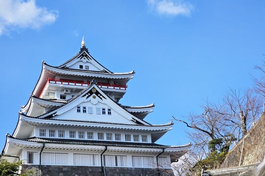 Atami Castle, It is a famous landmark of Shizuoka Prefecture in Japan.