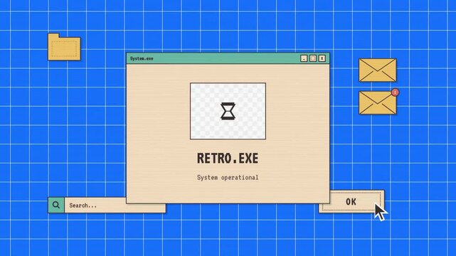 Retro Computing and Old School Tech Vibes A Nostalgic Digital Desktop Scene