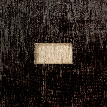 Rustic wooden hyphen sign font design