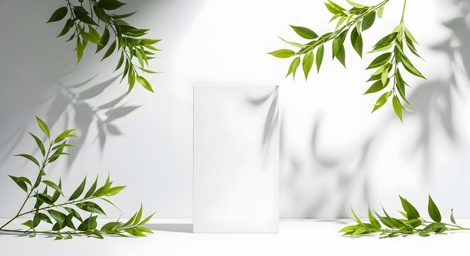  leaves on a white background