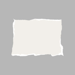 Obraz premium Torn paper on gray background