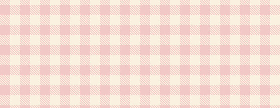 Vintage pink checkered pattern background
