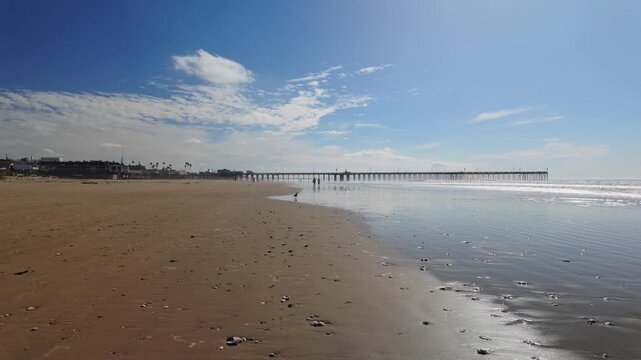 Pismo Beach Pier on Sunny Day