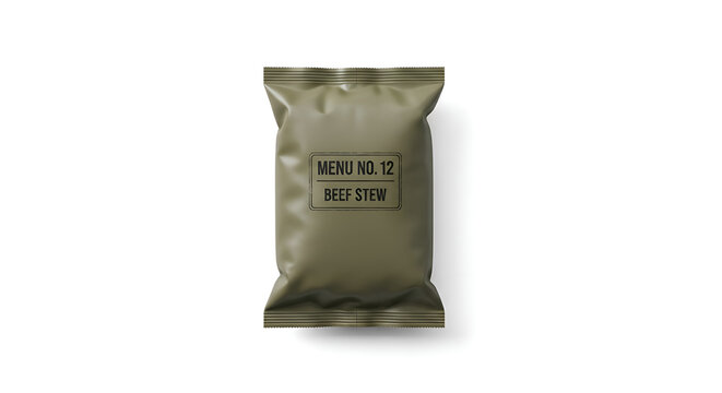 MRE military ready to eat bag.