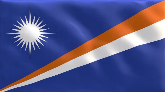 Marshall_Islands_National_Flag_Waving_Seamless_Loop_4K