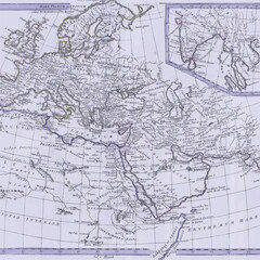 Obraz premium vintage map of the world