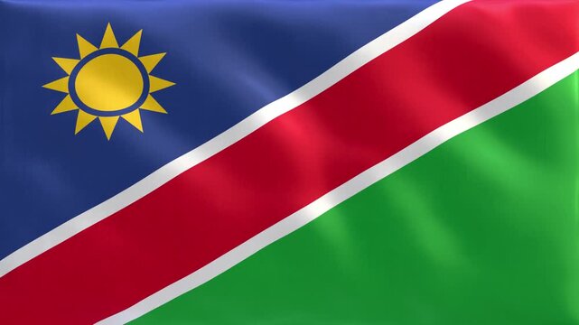 Namibia_National_Flag_Waving_Seamless_Loop_4K