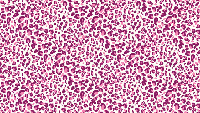 Vibrant purple leopard print pattern