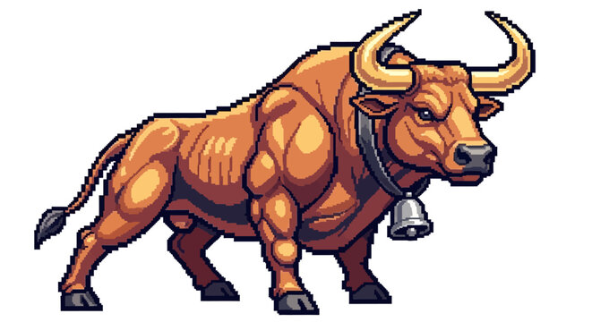 Pixel Bull Bull Pixel Images – Browse 1,800 Stock Photos, Vectors, and Video ...
