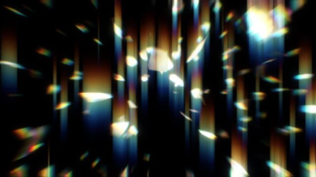 キラキラしたガラスの欠片がゆっくり落下する背景,グリント,グロー,光,金属,色収差,虹,幻想的,

Background of sparkling glass shards slowly falling, glint, glow, light, metal, chromatic aberration, rainbow, dreamlike