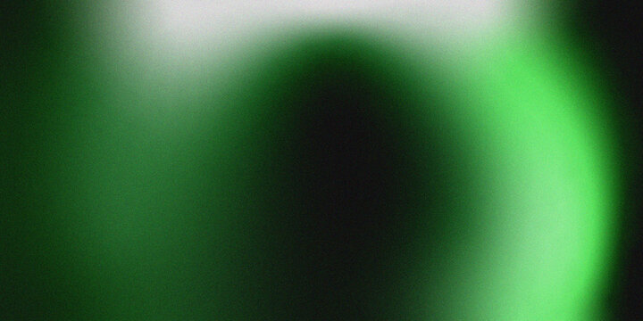 Abstract green gradient background with a blurred dark central shape and soft edges