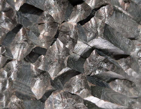 Intricate Fibrous Manganese Ore Mineral Texture