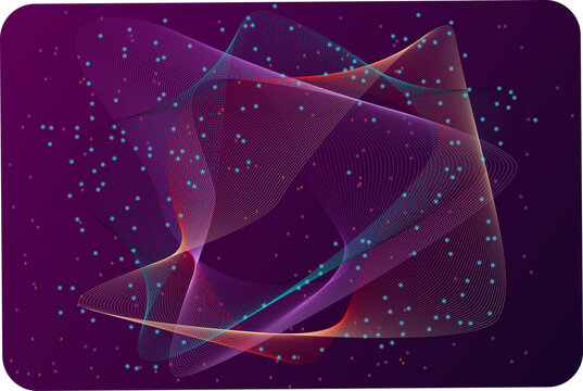 컬러풀한 입체 변형 선 꾸미기