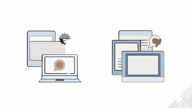 Editable HD vector illustration &ndash; clean and easy to customize design