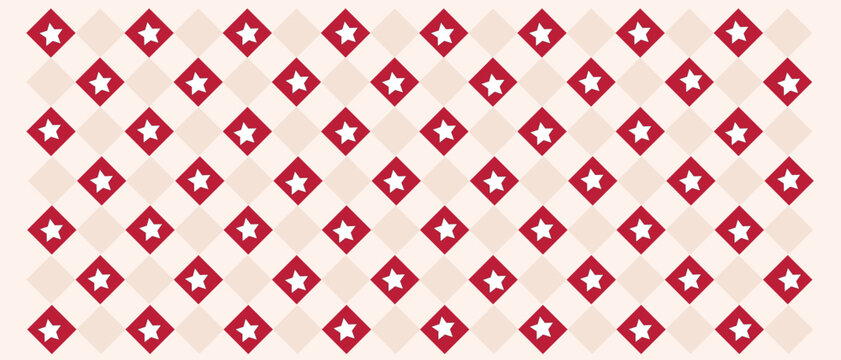 red and white geometric pattern. seamless geometric pattern .Pink y2k checkered background with sparkling. Cute carnival print for wrapping paper. Abstract geometric wallpaper ..eps. for gift, texture