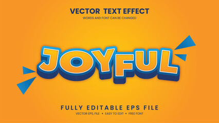 Joyful 3D text effect with glowing lighting and modern visual style that stands out © Trivic