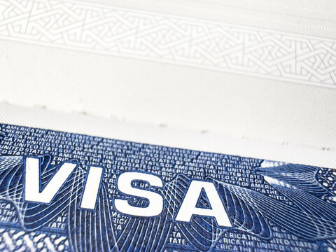 New entry rules, Trump tariffs, US entry ban, work visas to America, US against immigrants, police ICE, hatred of immigrants. US visa, Visa in passport, fee for US visa airport, customs, checkpoint, i