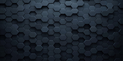 Abstract Hexagon Pattern Texture: A striking close-up showcases a repeating hexagonal pattern, offering a modern. for Website. Background, Branding © Anik