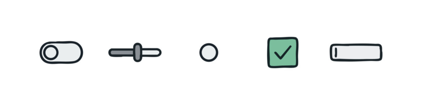 User Interface and Control Icons